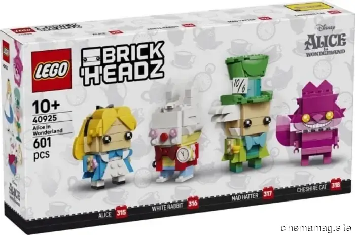 LEGO will be releasing new BrickHeadz sets inspired by Disney's Alice in Wonderland and Toy Story in June.