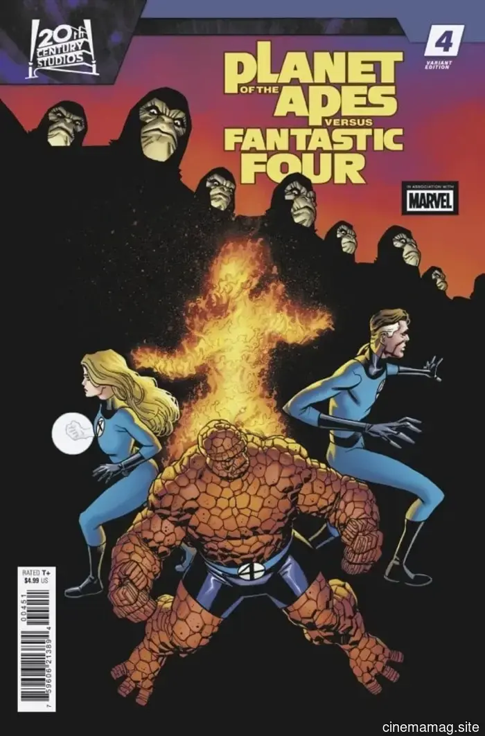Comic Book Teaser – Planet of the Apes vs. Fantastic Four #4