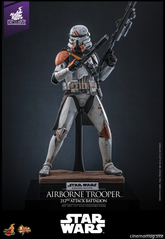 Hot Toys Star Wars: La vendetta dei Sith Airborne Trooper (212th Attack Battalion) sesta scala figura rivelata