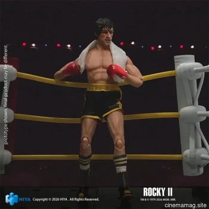 Hiya Toys has unveiled the figure from the Rocky II Exquisite Super Series Collection.