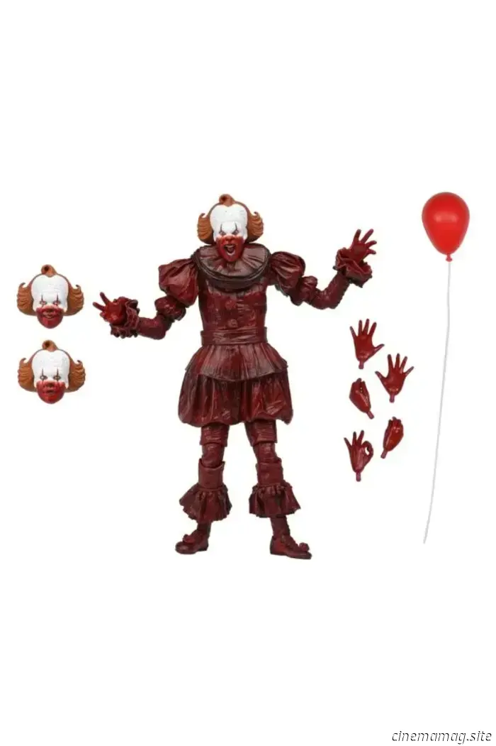 NECA unveils the Ultimate Blood Pennywise figure from IT: Welcome to Derry.