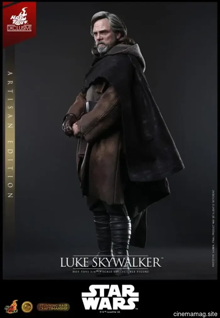 Hot Toys revela la figura de sexta escala Artisan Edition de Luke Skywalker de Star Wars: Los Últimos Jedi.