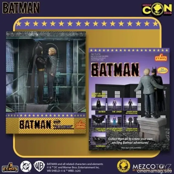 Mezco Toyz svela il set di action figure 5 Points “I’m Batman”