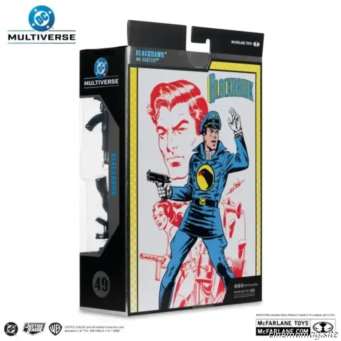 McFarlane Toys has revealed new DC Multiverse figures featuring Zatanna, Detective Chimp, Professor Pyg, Elongated Man, Cosmic Boy, and Blackhawk.