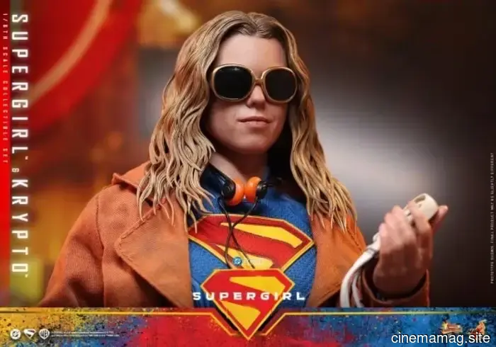 Hot Toys lanza el set de figuras de acción coleccionables de Supergirl y Krypto a escala sexta.
