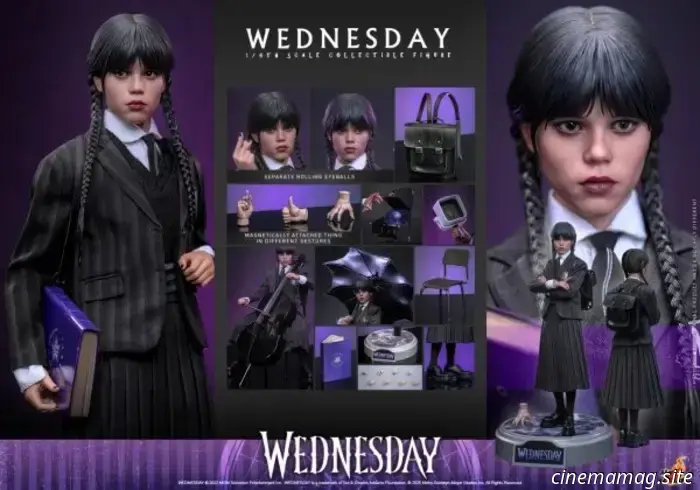 La Wednesday di Jenna Ortega riceve un'action figure in scala 1/6 da Hot Toys.