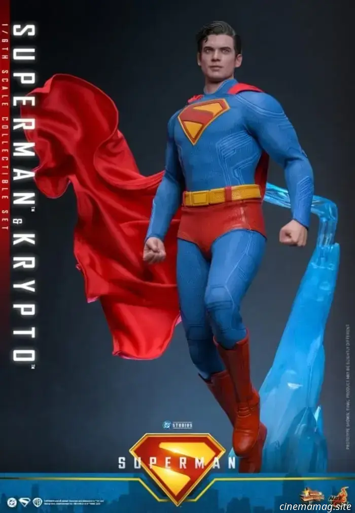 Hot Toys has officially revealed the sixth scale figures of Superman and Krypto, showcasing David Corenswet's portrayal of the Man of Steel.