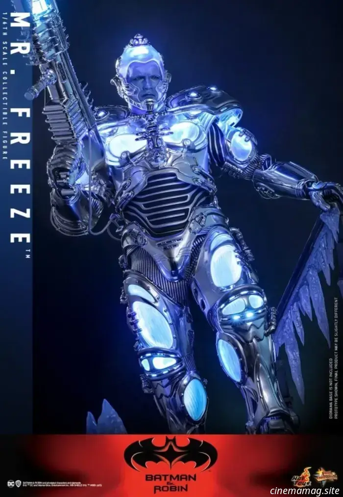 Arnold Schwarzenegger's Mr. Freeze is now part of Hot Toys' sixth scale figure collection for Batman & Robin.