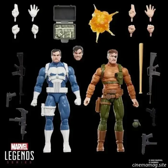 Hasbro has officially revealed the Punisher and Nick Fury Marvel Legends Series Gamerverse 2-pack.