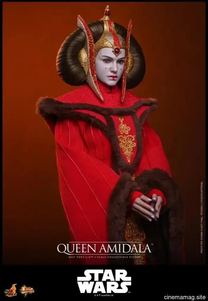 Hot Toys presenta la figura a escala sexta de la Reina Amidala de Star Wars: Episodio I – La Amenaza Fantasma.