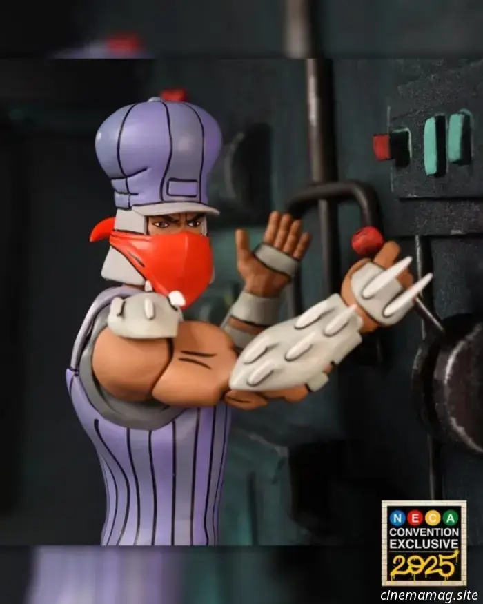 Teenage Mutant Ninja Turtles Ultimate Train Track Takedown Shredder figure revealed as a NYCC exclusive.