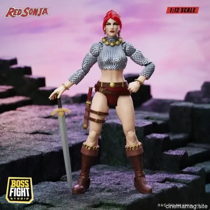 Boss Fight Studio has revealed the Immortal Red Sonja Epic H.A.C.K.S. action figure.