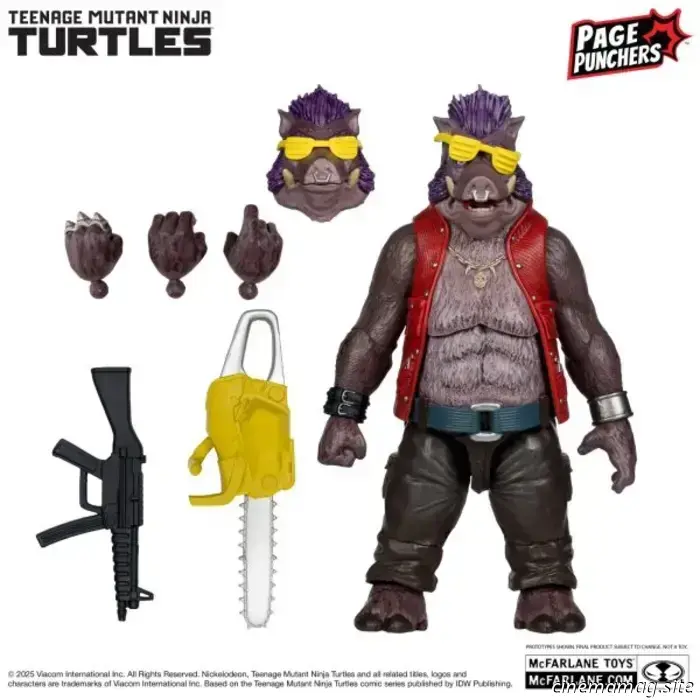 McFarlane Toys has revealed new Teenage Mutant Ninja Turtles Page Punchers figures.