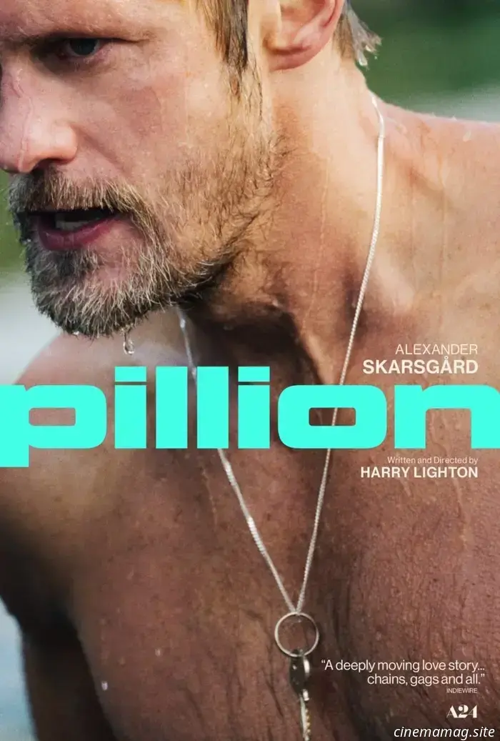 Trailer di Pillion: Alexander Skarsgård e Harry Melling si lasciano conquistare da un improbabile amore