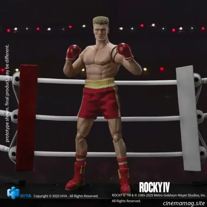 Ivan Drago si unisce alla linea di action figure Rocky Exquisite Super Series di Hiya Toys.