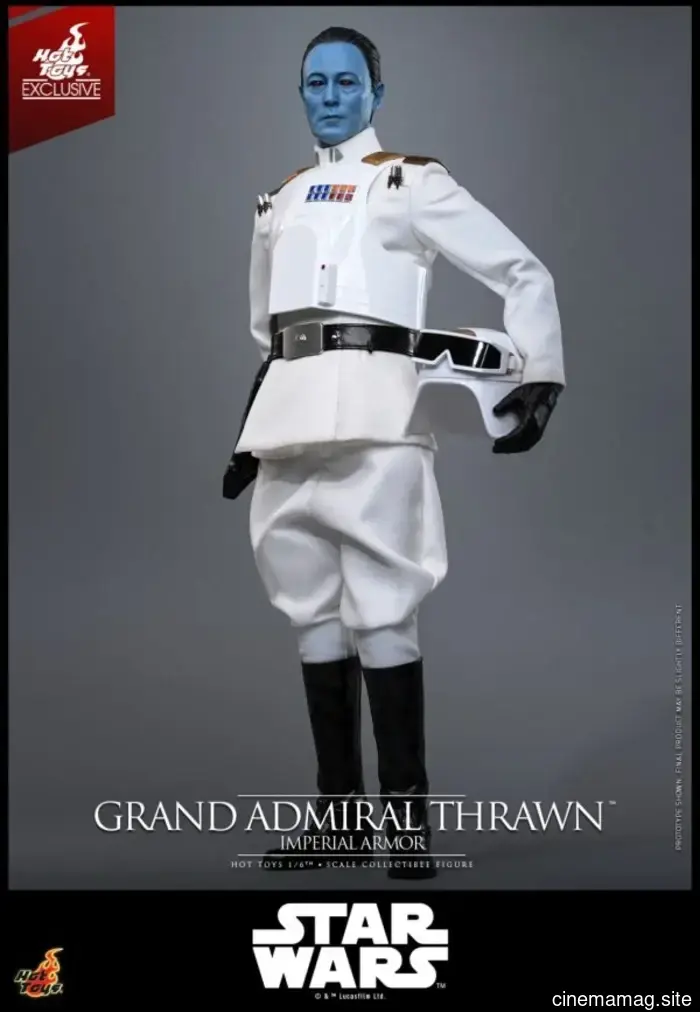 L'Grand Admiral Thrawn indossa un'armatura imperiale per l'ultima figura in scala sesta di Star Wars di Hot Toys.