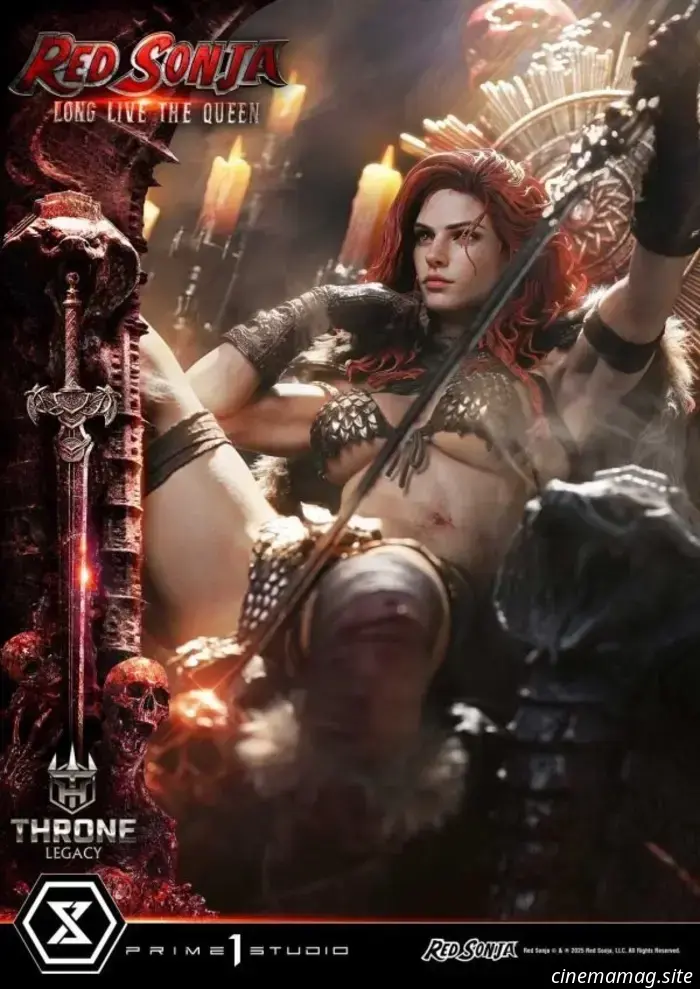 Red Sonja: la statua da collezione «Lunga vita alla regina» svelata da Prime 1 Studio