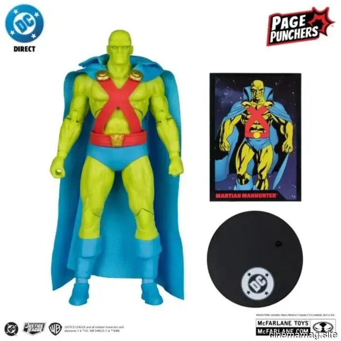 McFarlane Toys unveils new DC Page Punchers featuring Robin, Martian Manhunter, Bloodwynd, and Miss Martian.