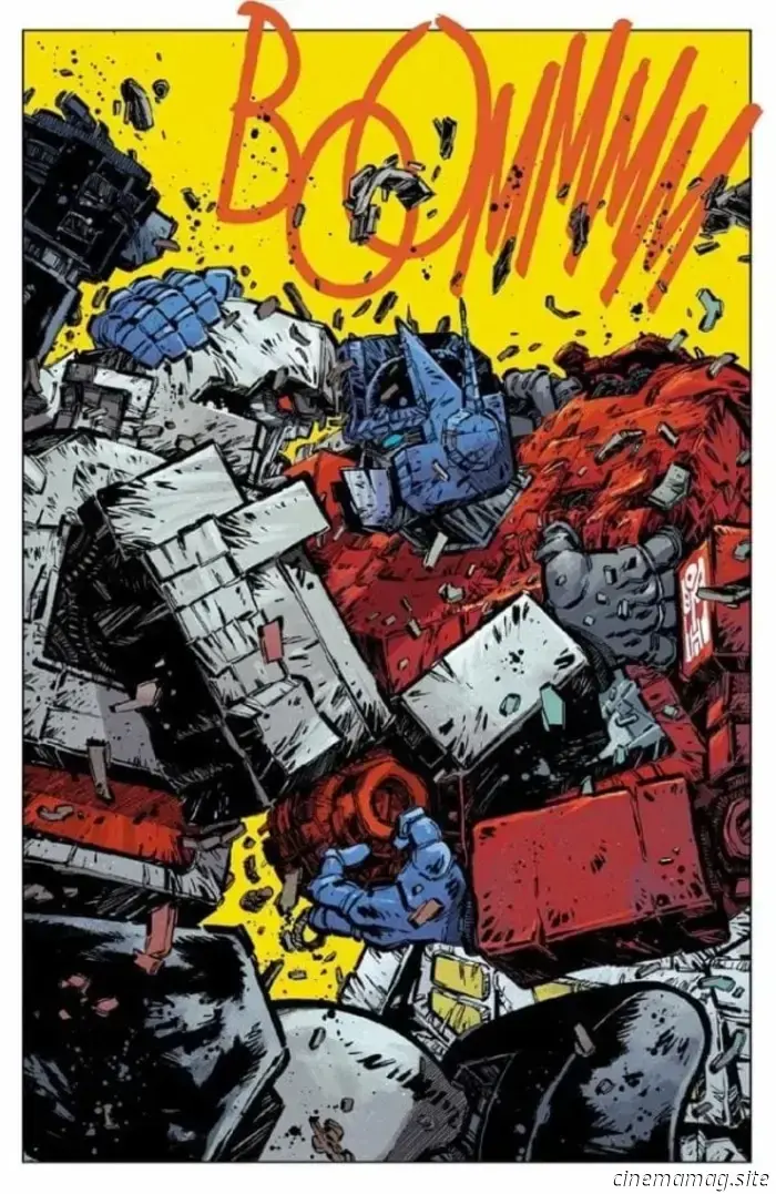 Оптимус Прайм и Мегатрон ведут ожесточённую схватку в превью Transformers №24