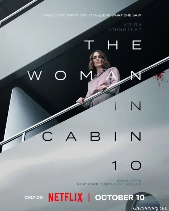 Primo poster e immagini de La donna nella cabina 10 con Keira Knightley
