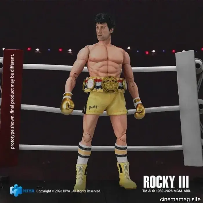 Hiya Toys annuncia la figura d'azione Rocky III Exquisite Super Series