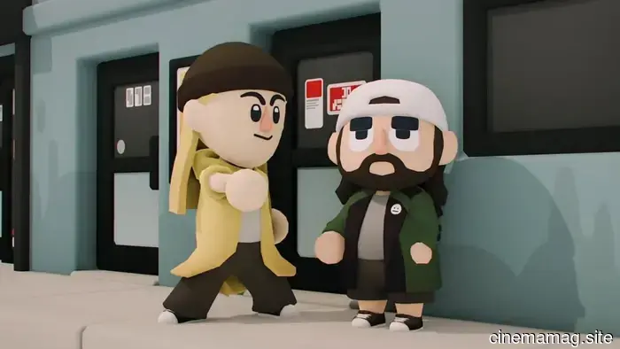 Cozy farm cannabis featuring the trailer for Jay and Silent Bob's Joint Venture.