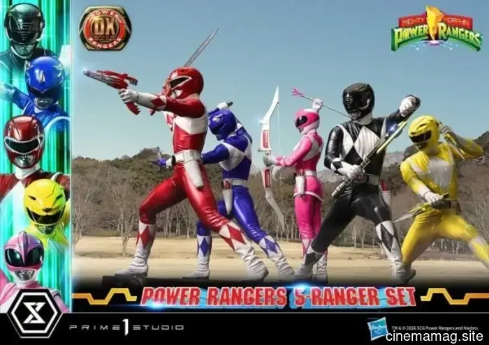 Prime 1 Studio has revealed the Mighty Morphin Power Rangers 5-Ranger Premium Masterline Series collectible set.