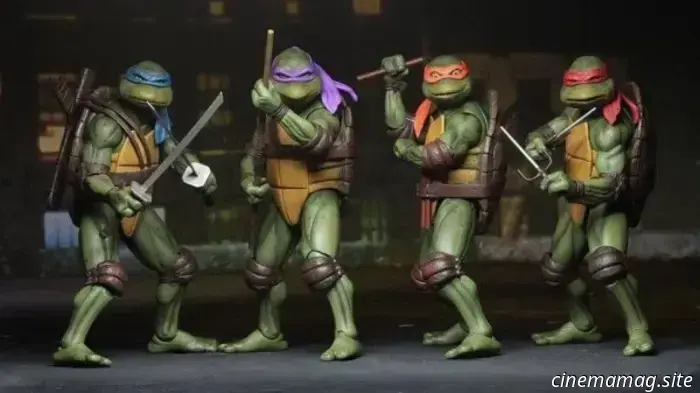 NECA запускает фигурки к 35-й годовщине фильма «Черепашки-ниндзя»