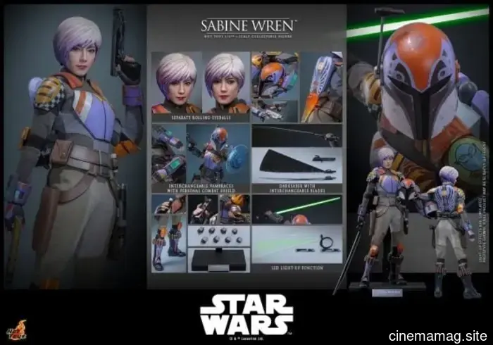 Hot Toys has released new sixth scale figures of Sabine Wren and Ezra Bridger from Star Wars Rebels.