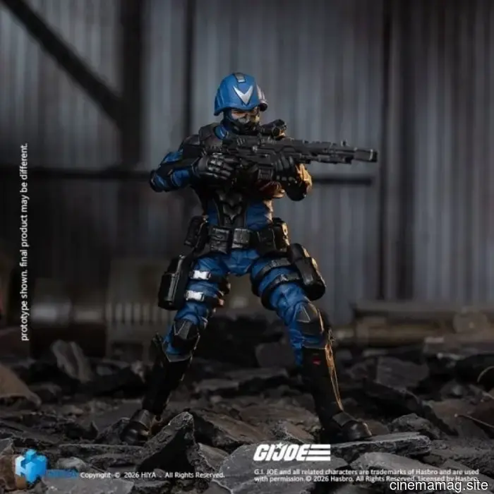Figura de acción Cobra Officer de la mini serie Exquisite de G.I. Joe revelada por Hiya Toys