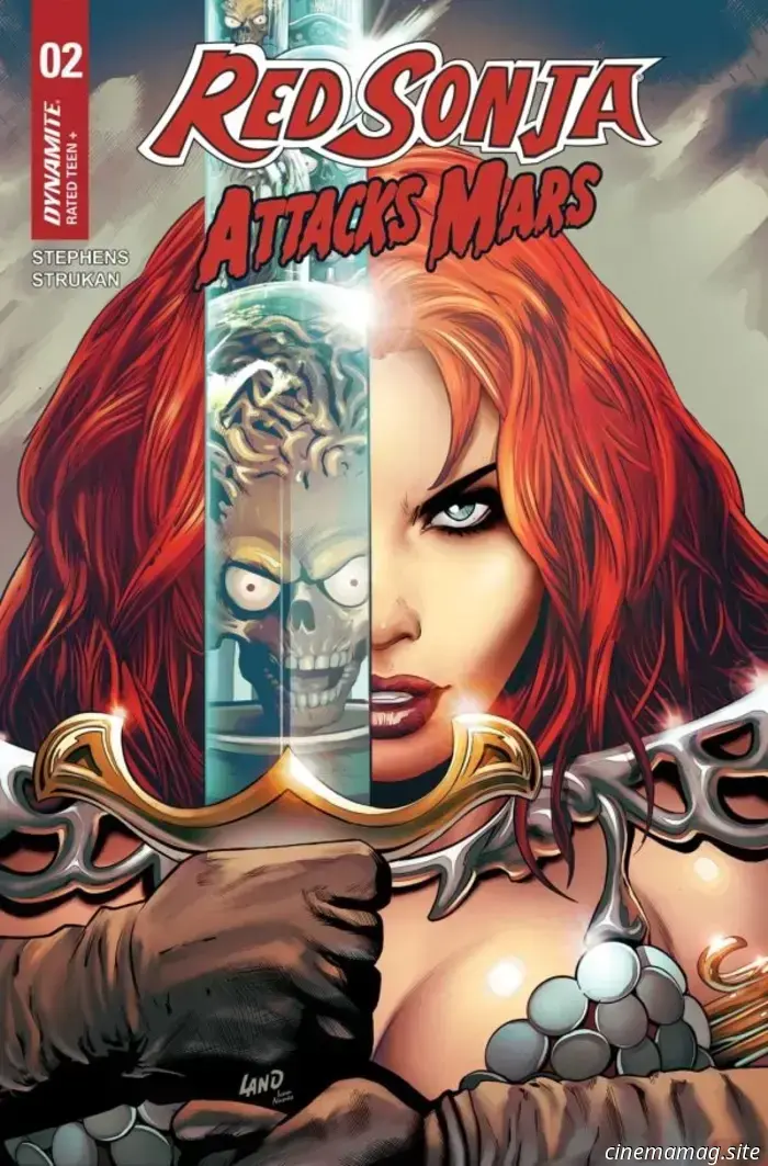 Take an exclusive first look at Red Sonja Attacks Mars #2.