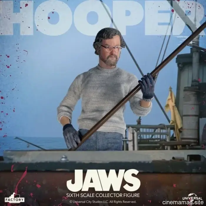 Quint e Hooper, figure in scala sei di Jaws svelate da Factory Entertainment