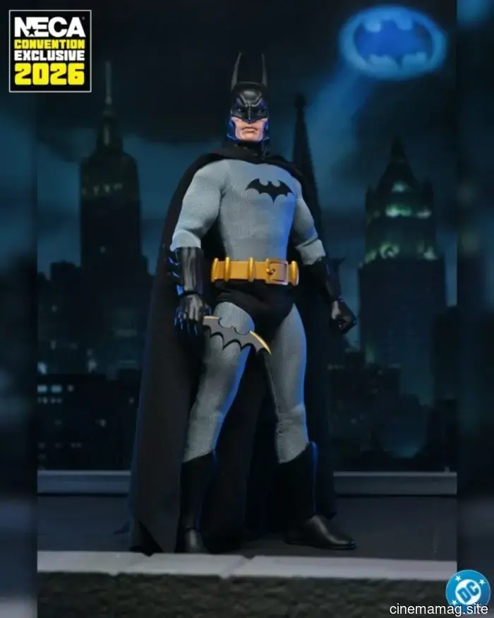 NECA honors the Dark Knight with a classic Batman action figure exclusive to conventions.