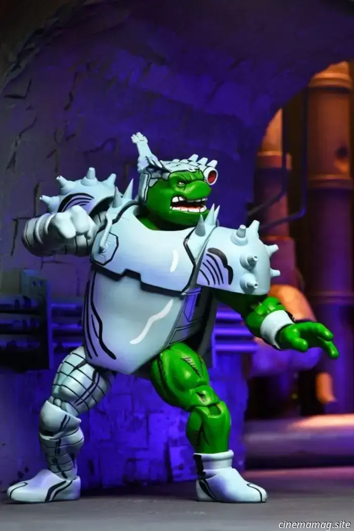 NECA svela le action figure delle Tartarughe Ninja: Raphael nei panni di Shredder, Donatello cyborg e Nobody.