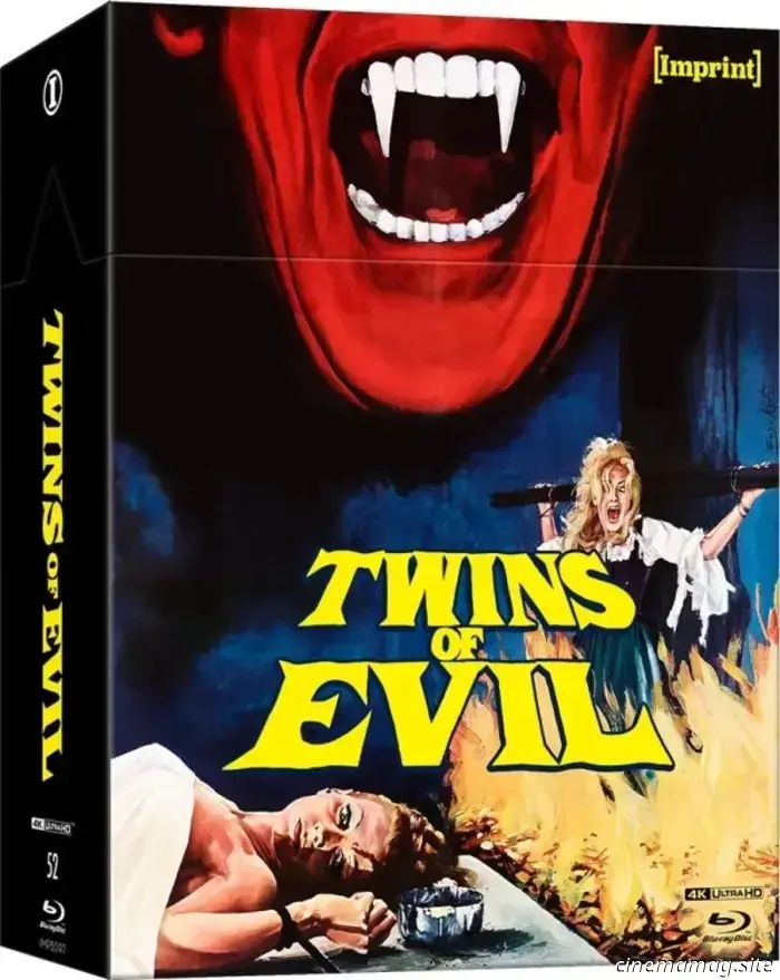 Il classico horror della Hammer Twins of Evil arriva in 4K Ultra HD da Imprint Films