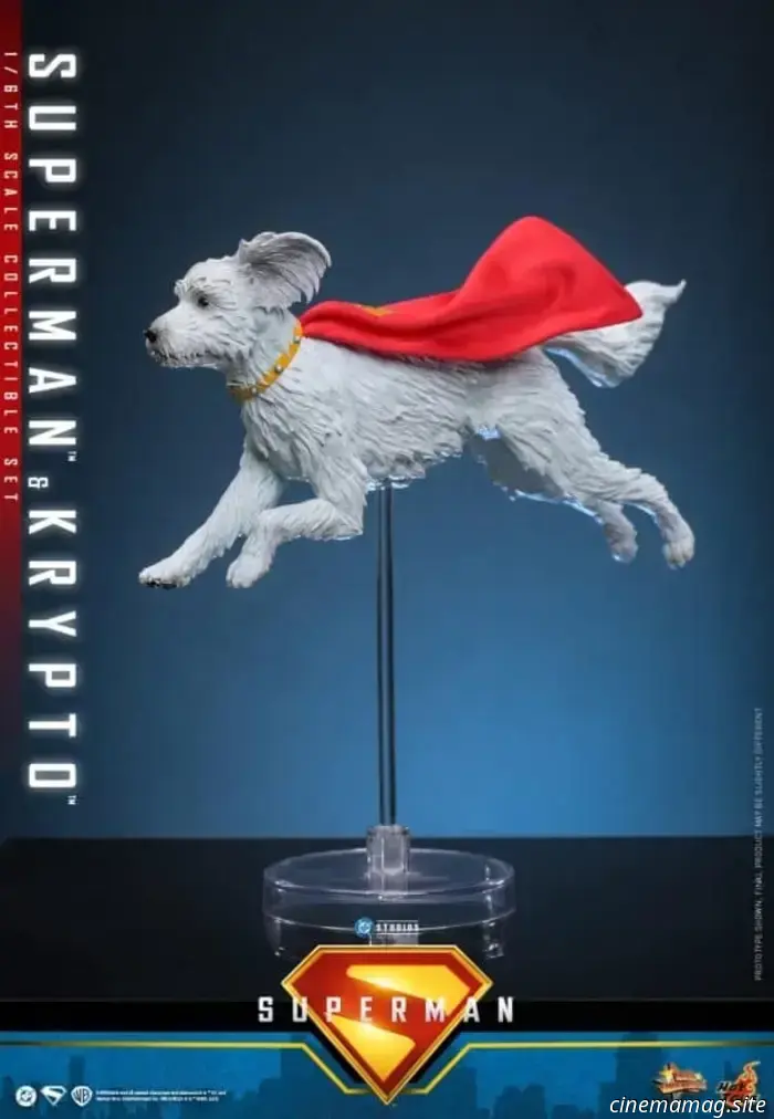 Hot Toys has officially revealed the sixth scale figures of Superman and Krypto, showcasing David Corenswet's portrayal of the Man of Steel.
