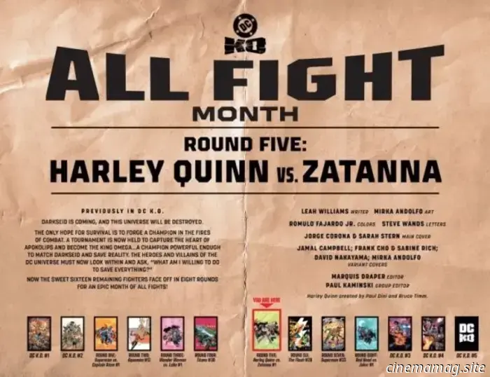 Comic Book Preview – DC K.O.: Harley Quinn vs. Zatanna #1