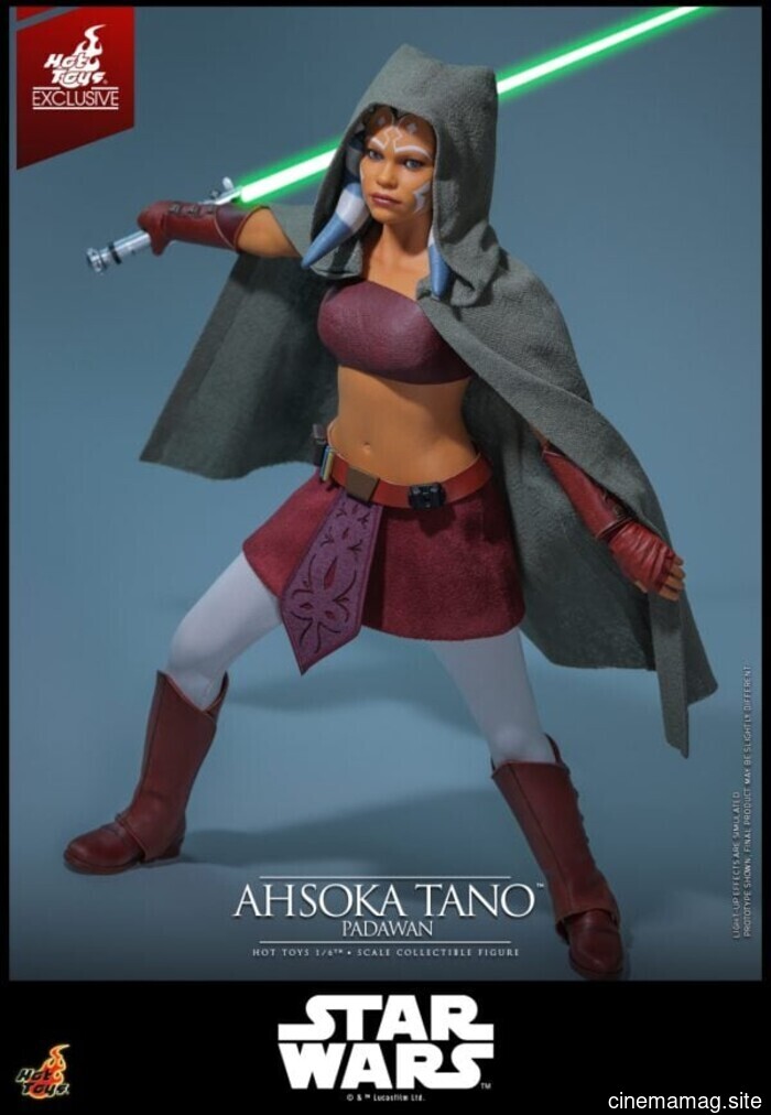 Star Wars Ahsoka Tano (Padawan) figura in scala sesta svelata da Hot Toys