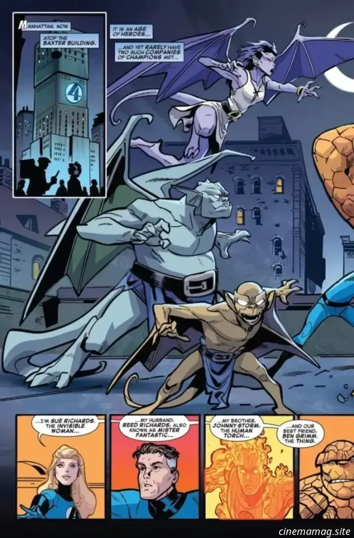 Comic Book Sneak Peek – Fantastic Four/Gargoyles #1