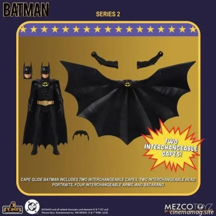 Mezco Toyz rilascia nuove action figure Batman 1989 5-Points
