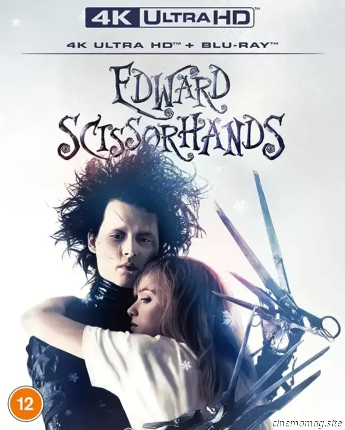 Eduardo Manostijeras de Tim Burton anuncia lanzamiento en 4K Ultra HD por su 35.º aniversario.