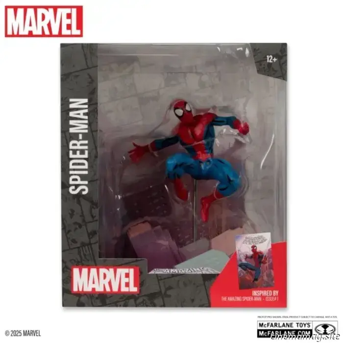 McFarlane Toys has revealed new Marvel collectibles featuring Spider-Man, Black Panther, The Thing, and Beast.