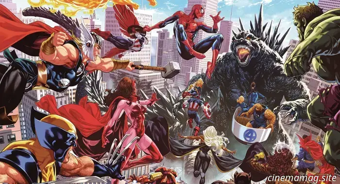 Godzilla destruye las portadas variantes #1 del Universo Marvel reveladas por Marvel