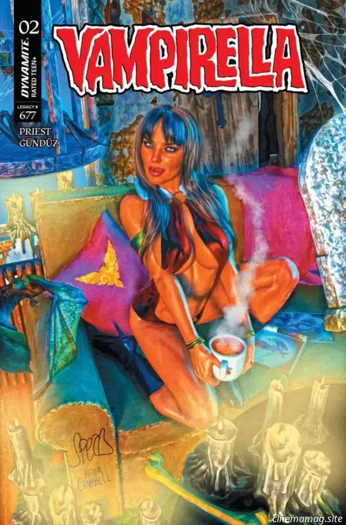 Dai un'occhiata a Vampirella # 2 con l'anteprima sneak peek di Dynamite