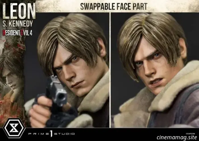 Prime 1 Studio introduces a quarter scale collectible statue of Leon S. Kennedy from Resident Evil 4.