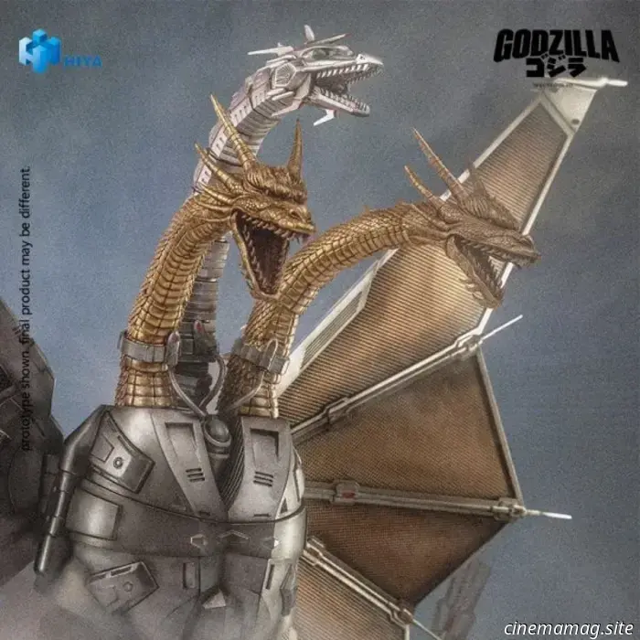 Hiya Toys has released the Mecha King Ghidorah figure from the Exquisite Basic Series, based on Godzilla vs. King Ghidorah.