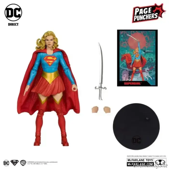 Action figures of Superman: Kingdom Come and Supergirl: Woman of Tomorrow are being added to McFarlane's DC Page Punchers collection.