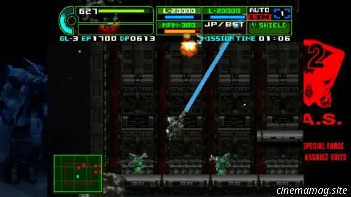 The classic Sega Saturn game Assault Suit Leynos 2 is coming to PlayStation and Nintendo Switch as part of a Saturn Tribute.
