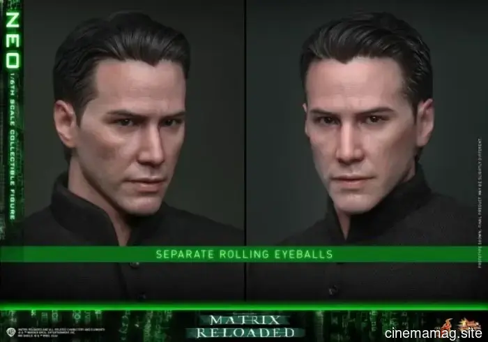 Hot Toys has revealed the sixth scale figure of Neo from The Matrix Reloaded.