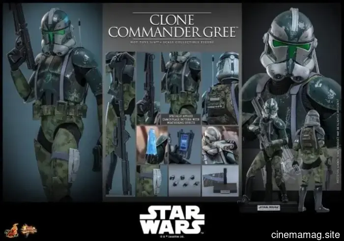 Il Clone Commander Gree si unisce alla collezione in scala sesta di Star Wars di Hot Toys.